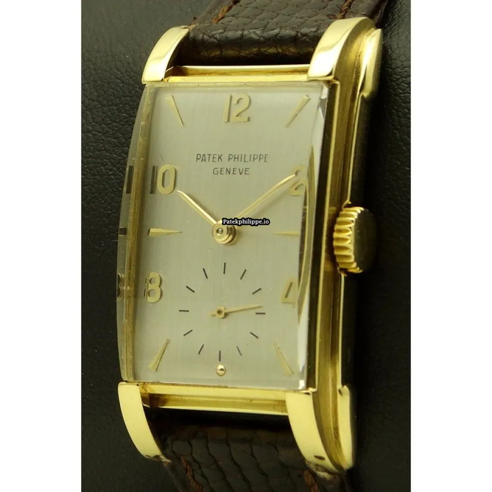 Patek Philippe Vintage 2417 22x31MM Yellow Gold Case Manual Winding
