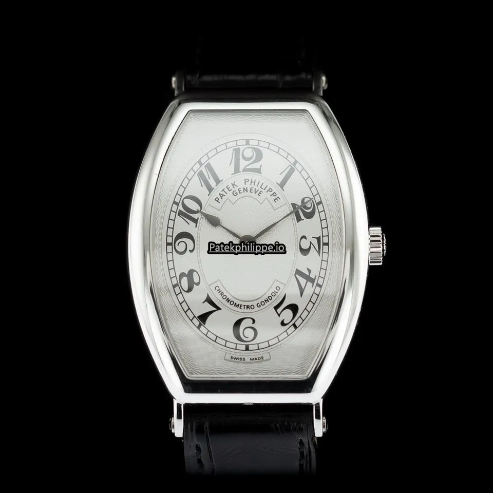Patek Philippe Gondolo 5098p-001 32x42MM Platinum Case Manual Winding
