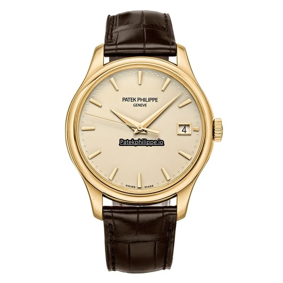 Patek Philippe Calatrava 5227j-001 39MM Yellow Gold Case Automatic