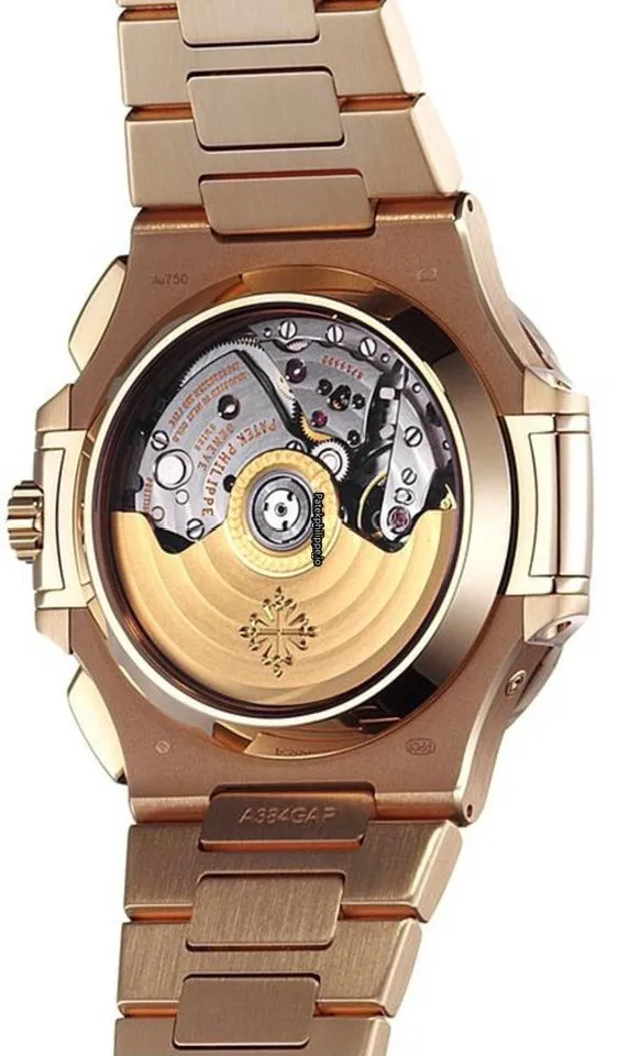 Alternative view of Patek Philippe Nautilus 5980/1r-001 40.5MM Rose Gold Case Automatic
