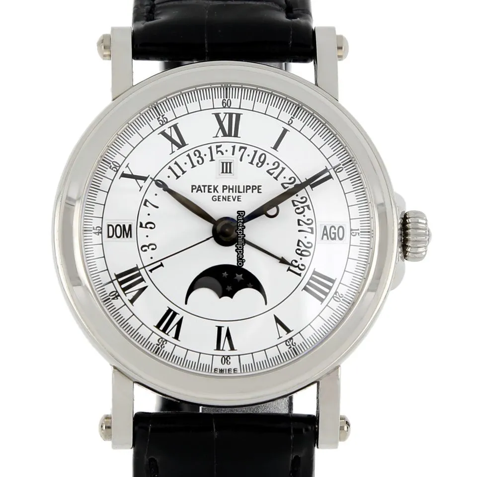 Patek Philippe Perpetual Calendar 5059g 36MM Platinum Case Automatic
