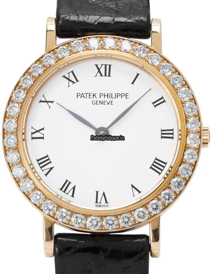 Patek Philippe Calatrava 4820 26MM Yellow Gold Case Quartz
