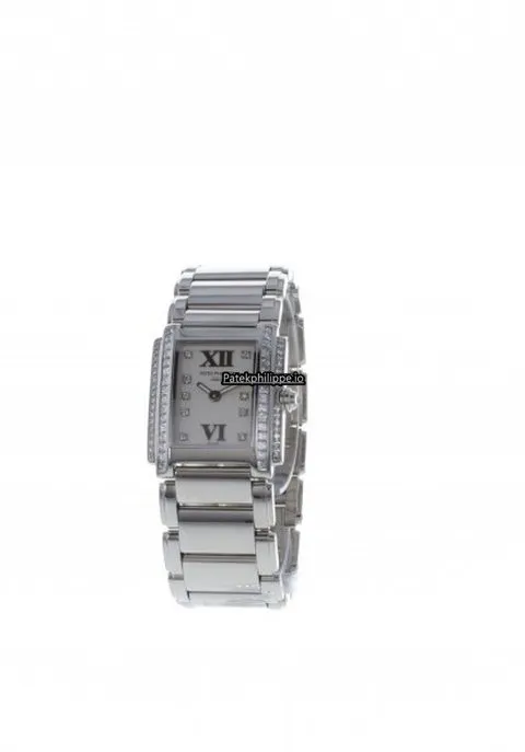 Alternative view of Patek Philippe Twenty-4 4910/20g-011 22x26.5MM White Gold Case Quartz
