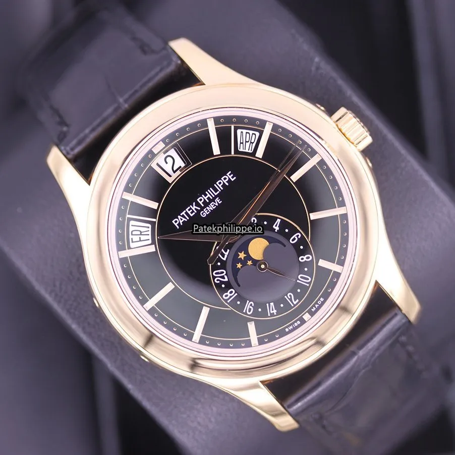 Alternative view of Patek Philippe Annual Calendar 5205r-010 40MM Rose Gold Case Automatic