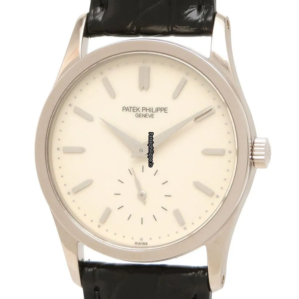 Patek Philippe Calatrava 3796g 30MM White Gold Case Manual Winding