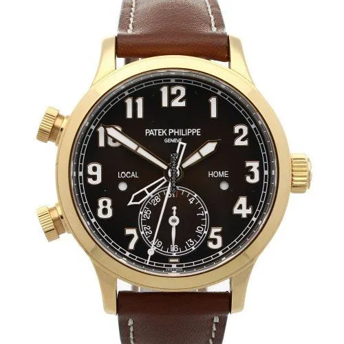 Patek Philippe Travel Time 7234r-001 37.5MM Rose Gold Case Automatic