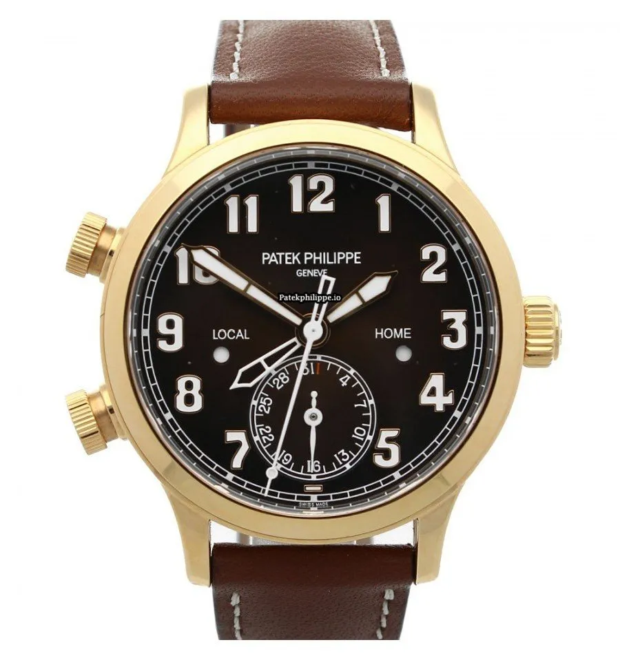 Alternative view of Patek Philippe Travel Time 7234r-001 37.5MM Rose Gold Case Automatic