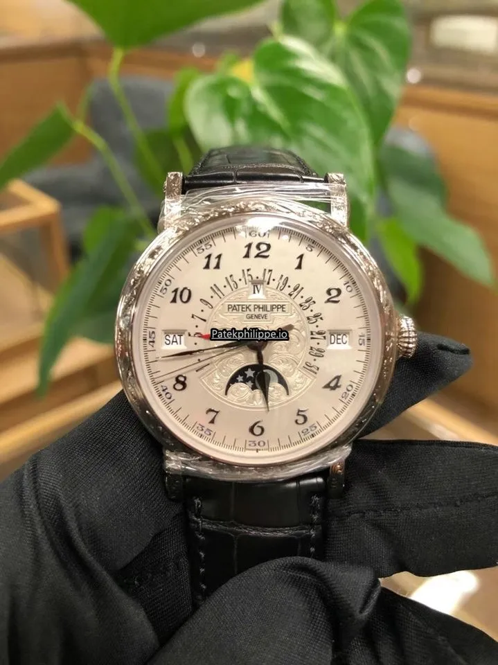 Patek Philippe Perpetual Calendar 5160/500g-001 38MM White Gold Case Automatic