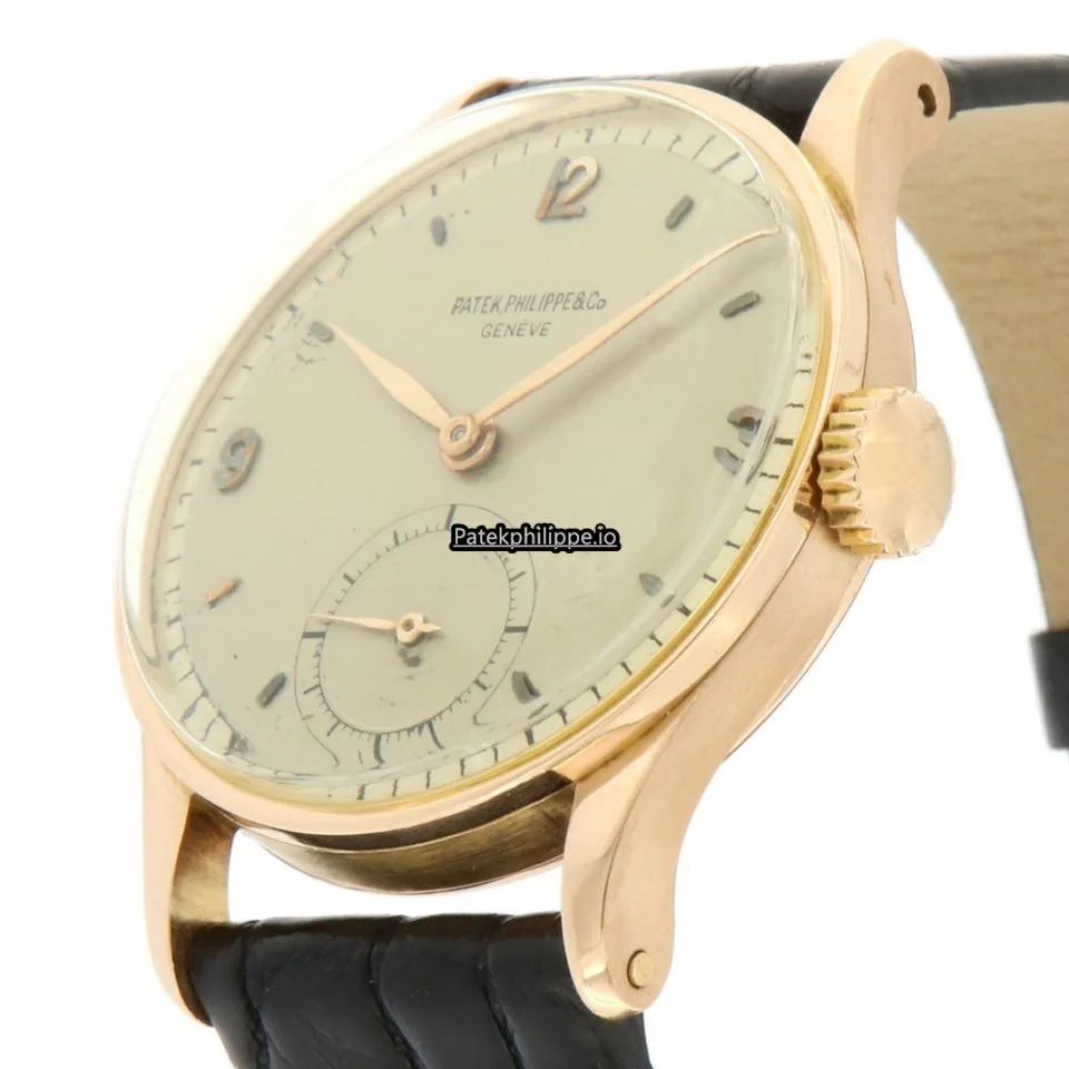 Alternative view of Patek Philippe Calatrava 1492 33MM Rose Gold Case Manual Winding
