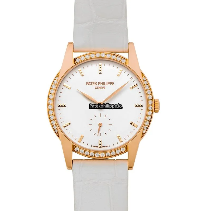 Patek Philippe Calatrava 7122/200r 33MM Rose Gold Case Manual Winding