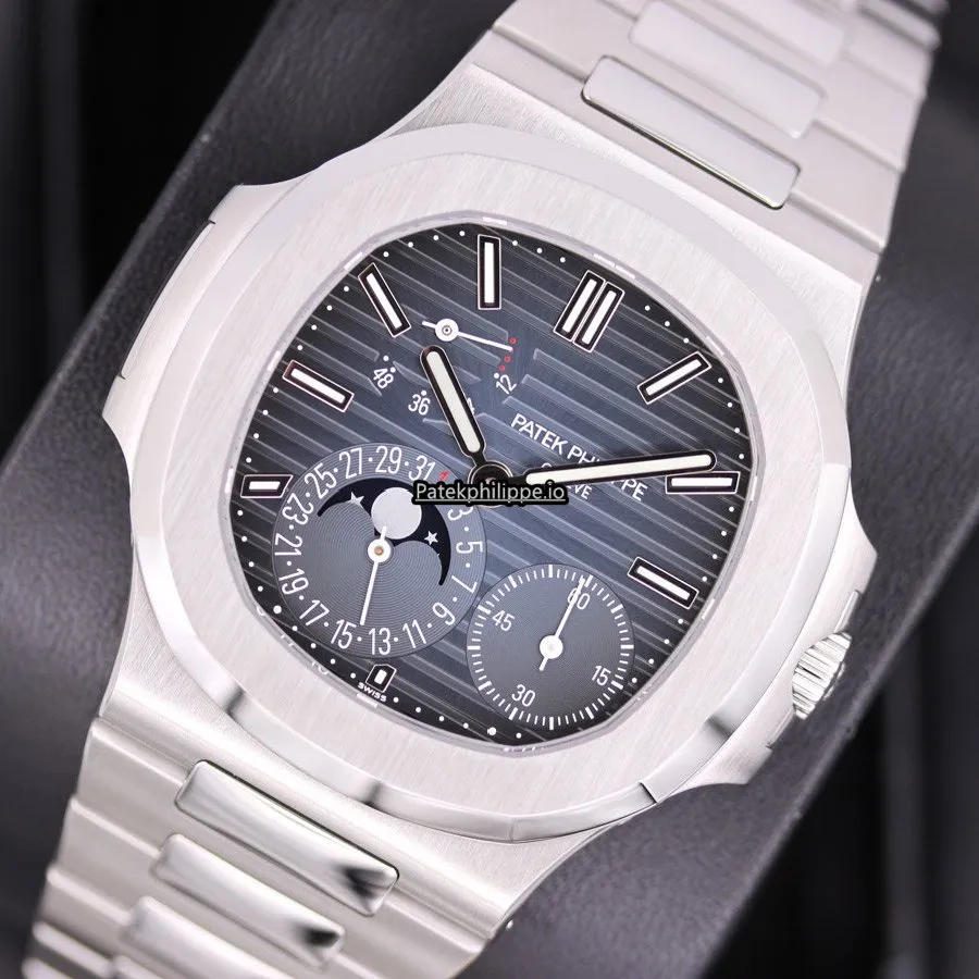 Alternative view of Patek Philippe Nautilus 5712/1a-001 40x38MM Steel Case Automatic