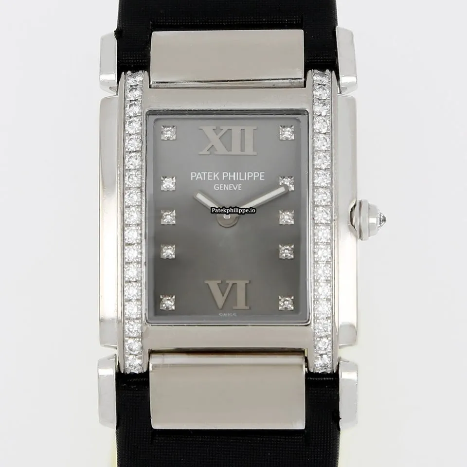 Patek Philippe Twenty-4 4920g 25x29MM White Gold Case Quartz