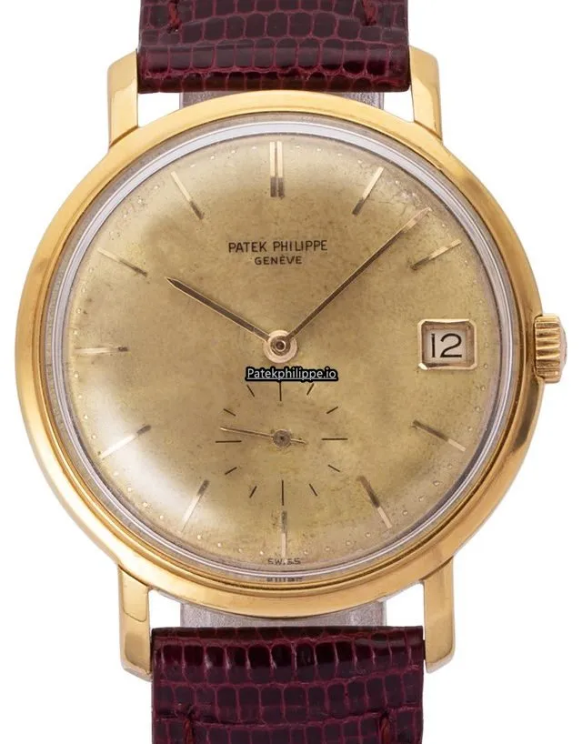 Patek Philippe Calatrava 3445 35MM Yellow Gold Case Automatic