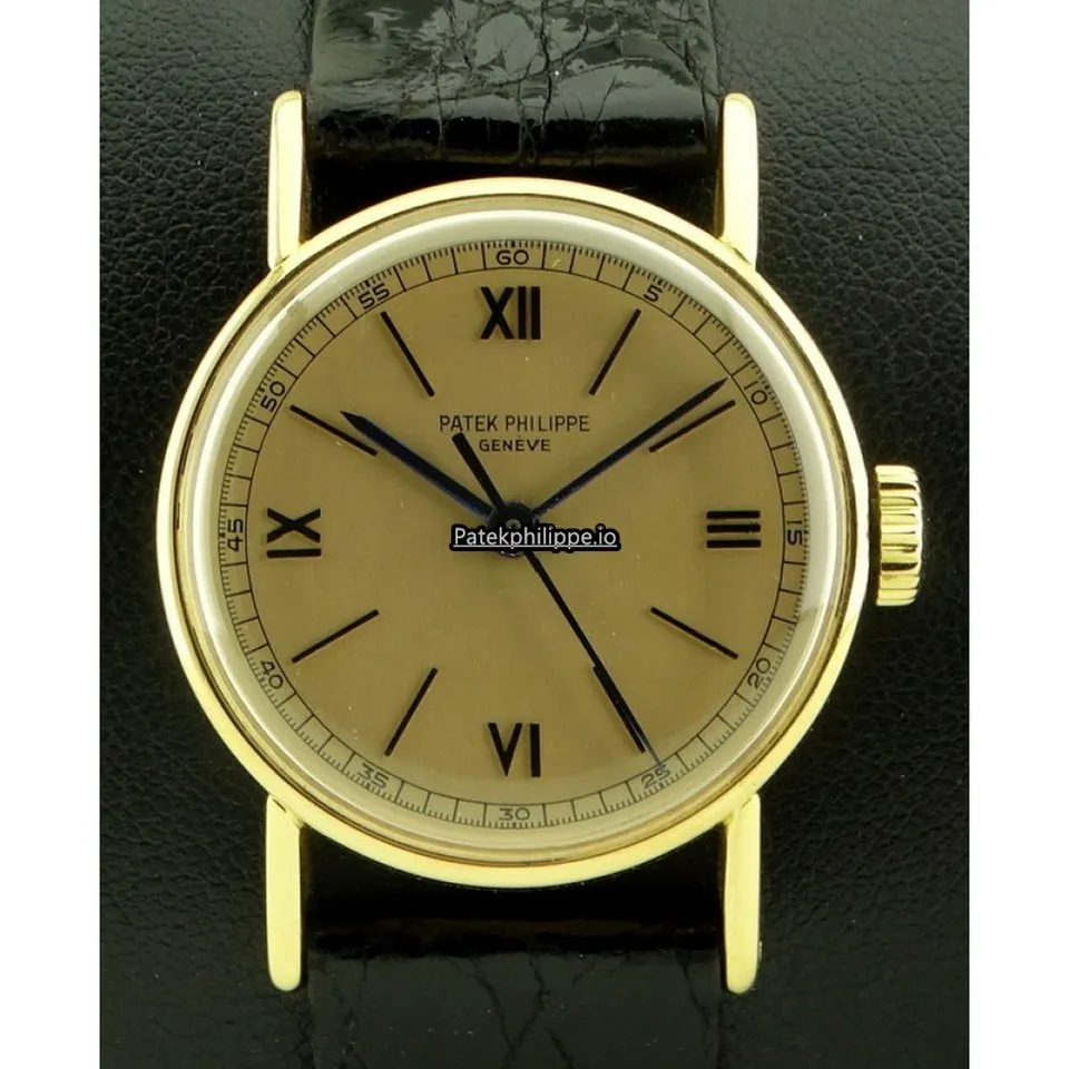 Alternative view of Patek Philippe Vintage 534 30MM Rose Gold Case Manual Winding