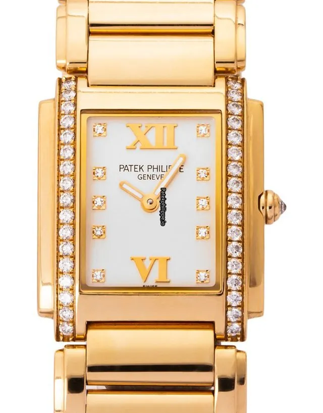 Patek Philippe Twenty-4 4910/11r 25MM Rose Gold Case Quartz