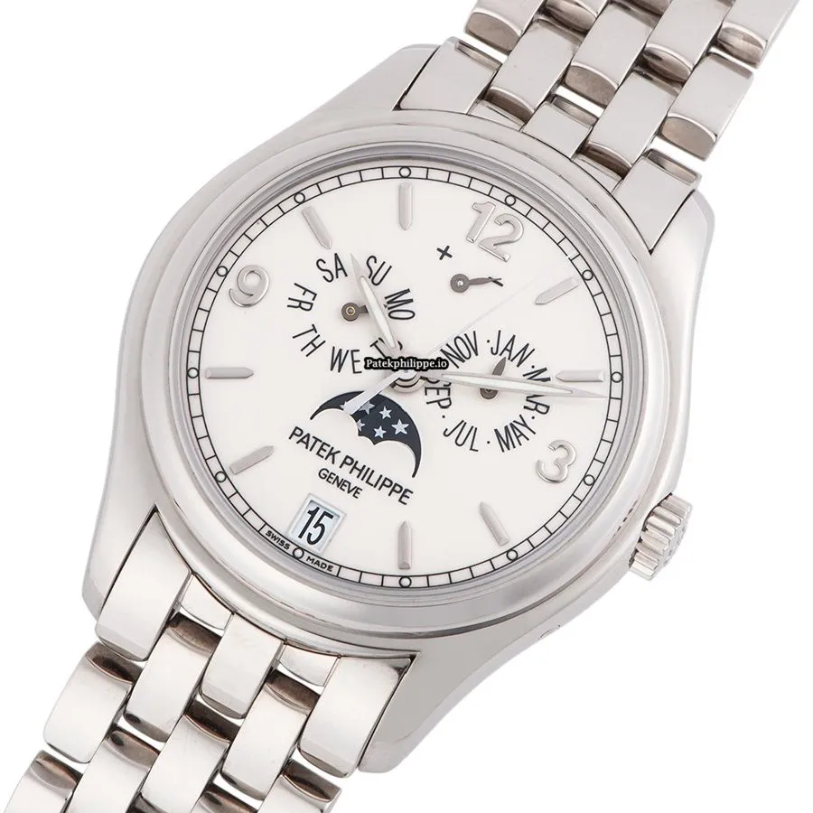 Alternative view of Patek Philippe Annual Calendar 5146/1g-001 39MM White Gold Case Automatic