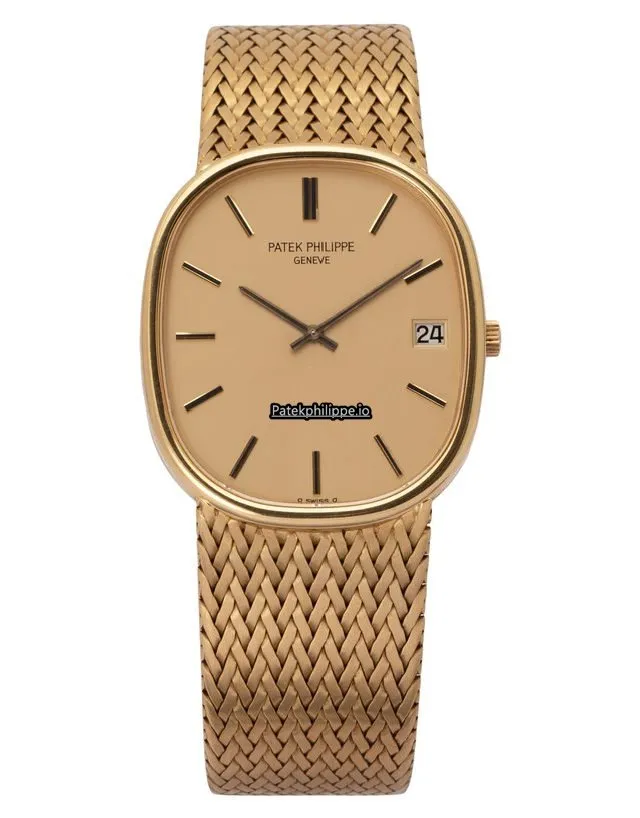 Alternative view of Patek Philippe Golden Ellipse Jan-21 33MM Yellow Gold Case Automatic