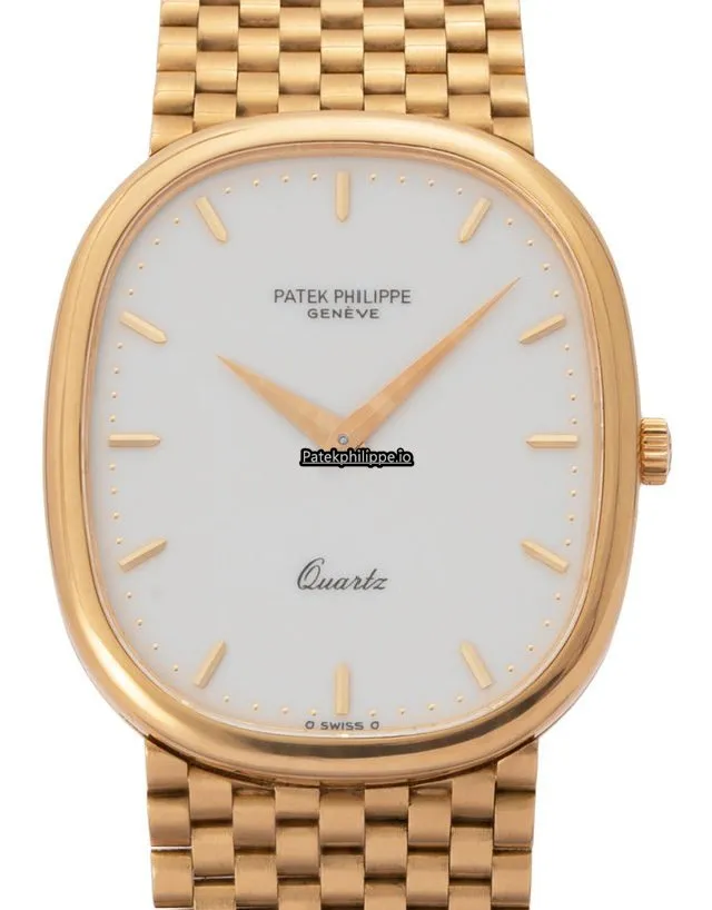 Patek Philippe Golden Ellipse 3838 33MM Yellow Gold Case Quartz