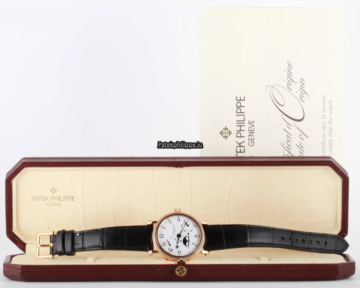 Alternative view of Patek Philippe Complications 5015r 35MM Rose Gold Case Automatic
