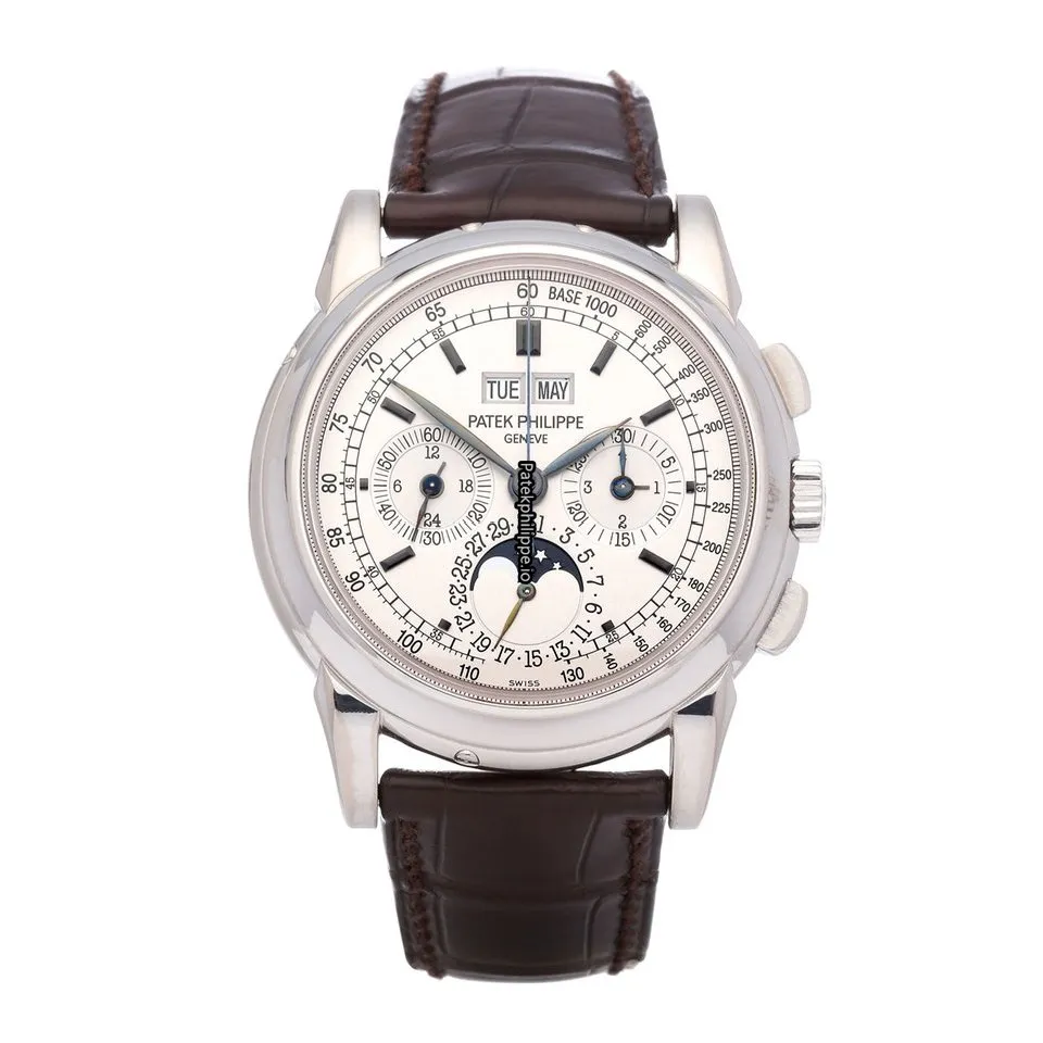 Patek Philippe Perpetual Calendar 5970g-001 40MM White Gold Case Manual Winding