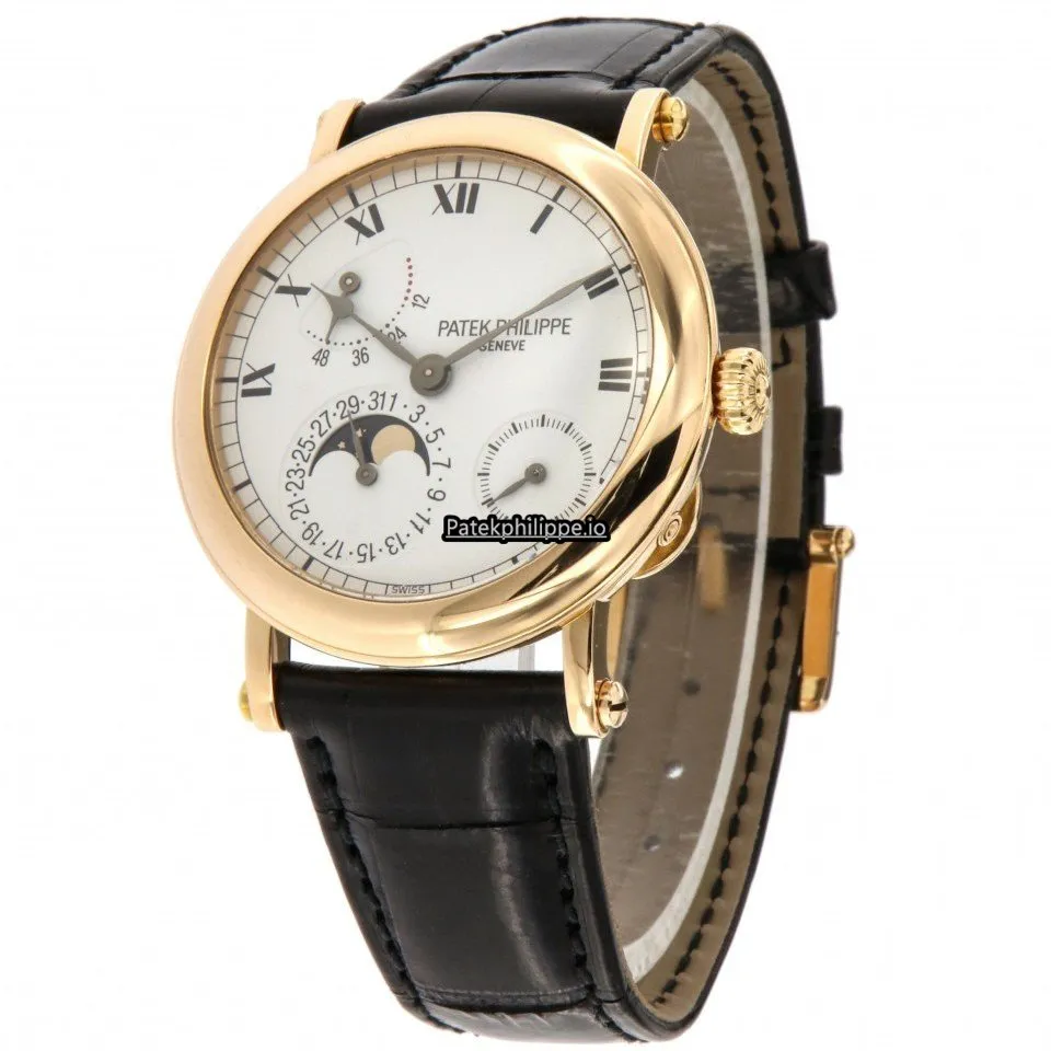 Alternative view of Patek Philippe Complications 5054 2001 36MM Rose Gold Case Automatic