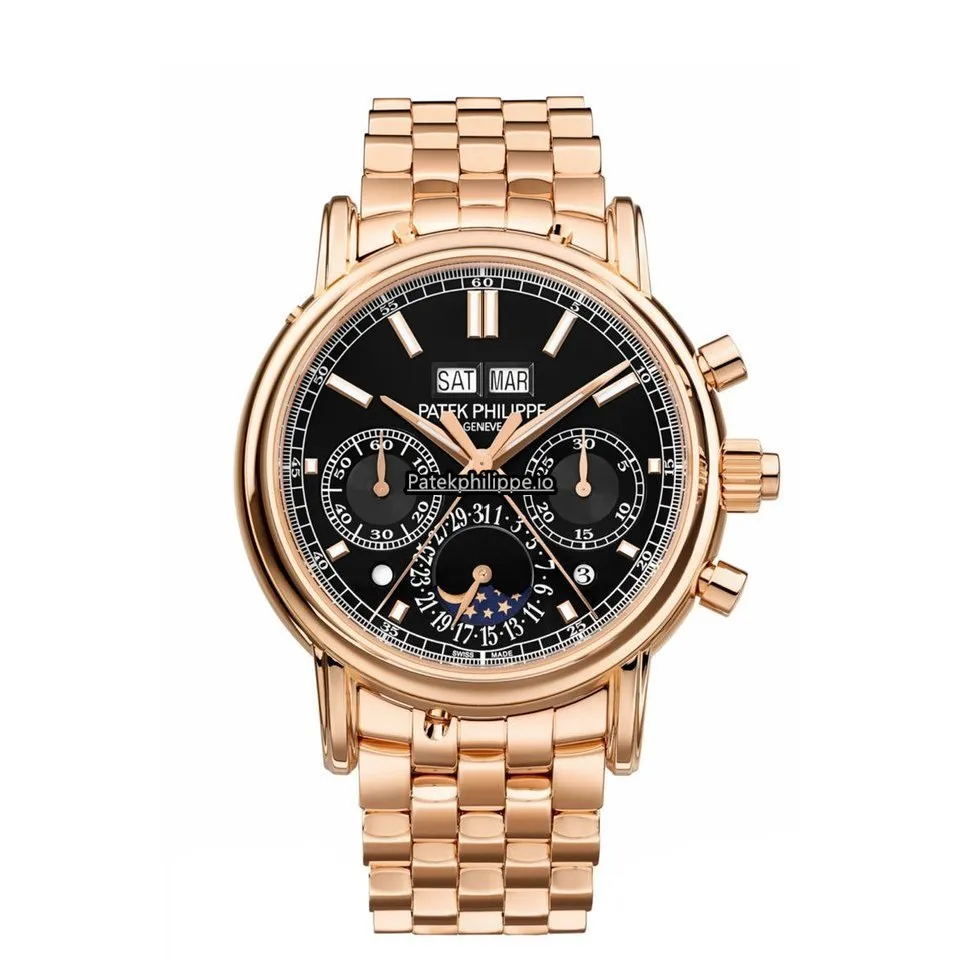 Patek Philippe Perpetual Calendar 5204/1r-001 Rose Gold Case Manual Winding