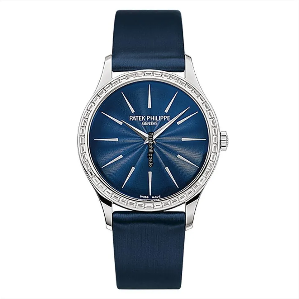 Patek Philippe Calatrava 4897/300g-001 33MM White Gold Case Manual Winding