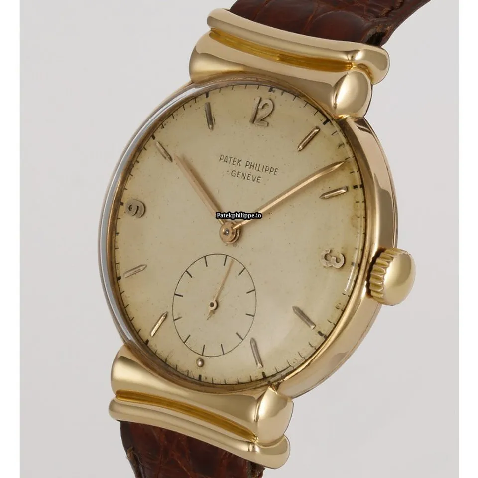 Alternative view of Patek Philippe 1585 36MM Rose Gold Case Manual Winding