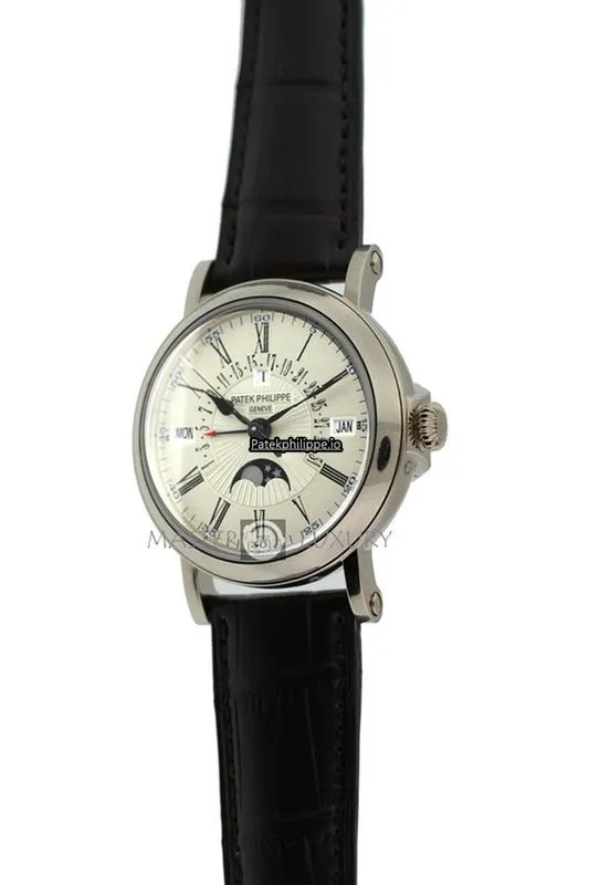 Alternative view of Patek Philippe Perpetual Calendar 5159g-001 38MM White Gold Case Automatic