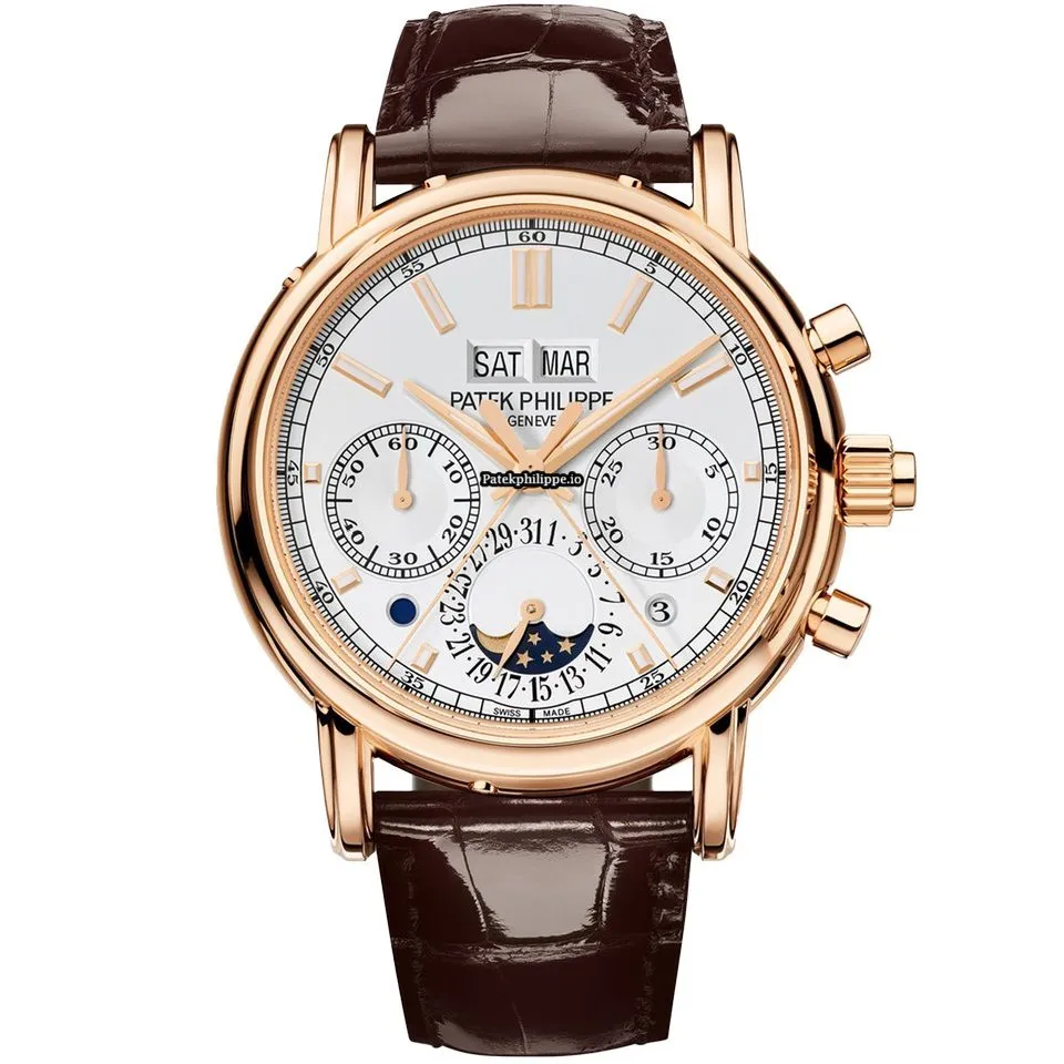 Patek Philippe Perpetual Calendar 5204r-001 40.2MM Rose Gold Case Manual Winding