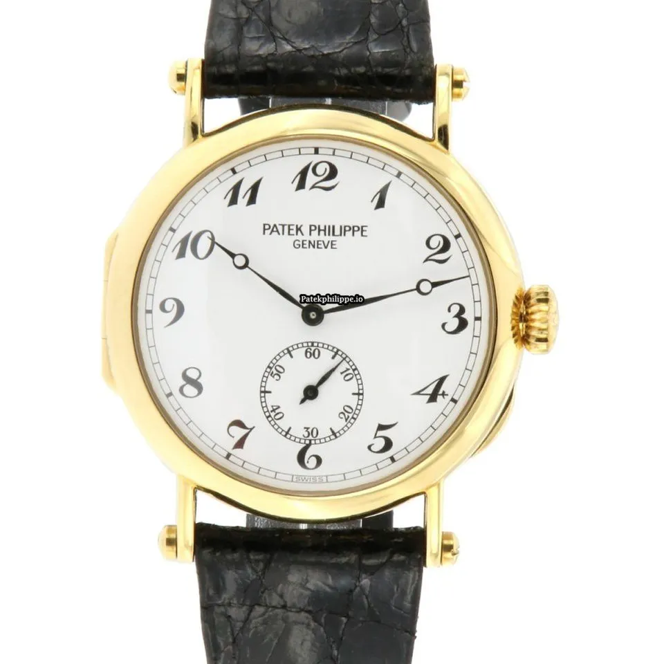 Patek Philippe Calatrava 3960j 33MM Yellow Gold Case Manual Winding
