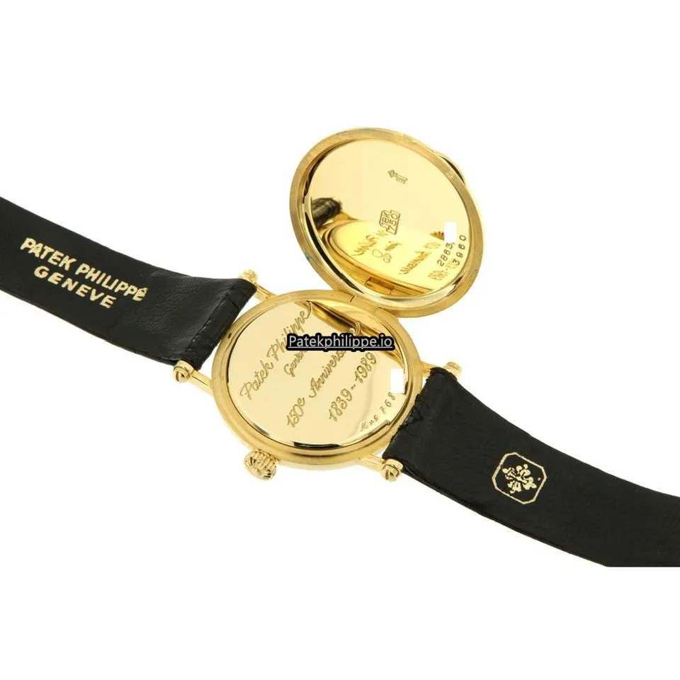 Alternative view of Patek Philippe Calatrava 3960j 33MM Yellow Gold Case Manual Winding