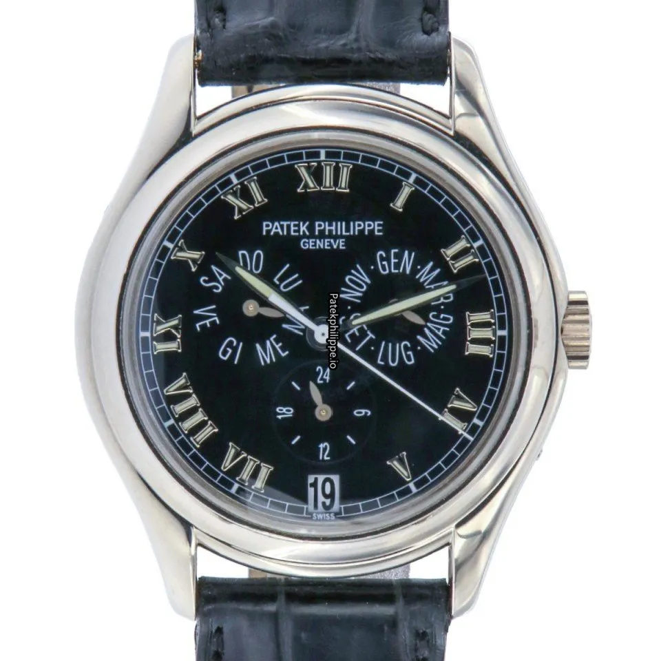 Patek Philippe Annual Calendar 5035g 37MM White Gold Case Automatic