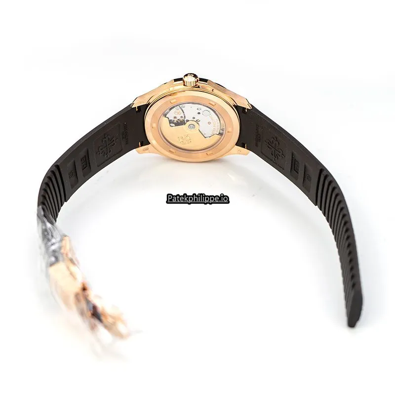 Alternative view of Patek Philippe Aquanaut 5167r-001 40MM Rose Gold Case Automatic