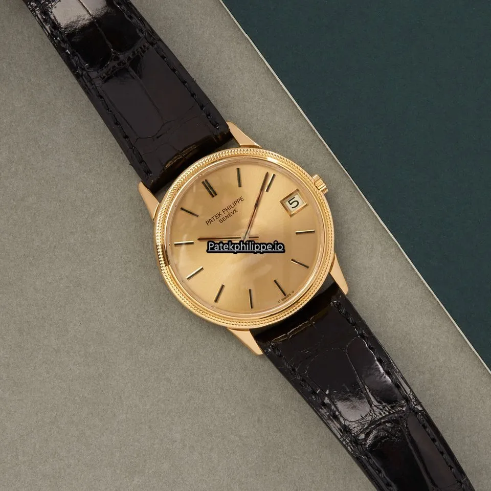 Alternative view of Patek Philippe Calatrava 3602 33MM Yellow Gold Case Automatic