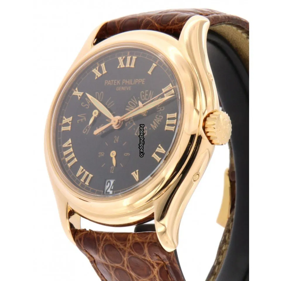 Alternative view of Patek Philippe Annual Calendar 5035r 37MM Rose Gold Case Automatic