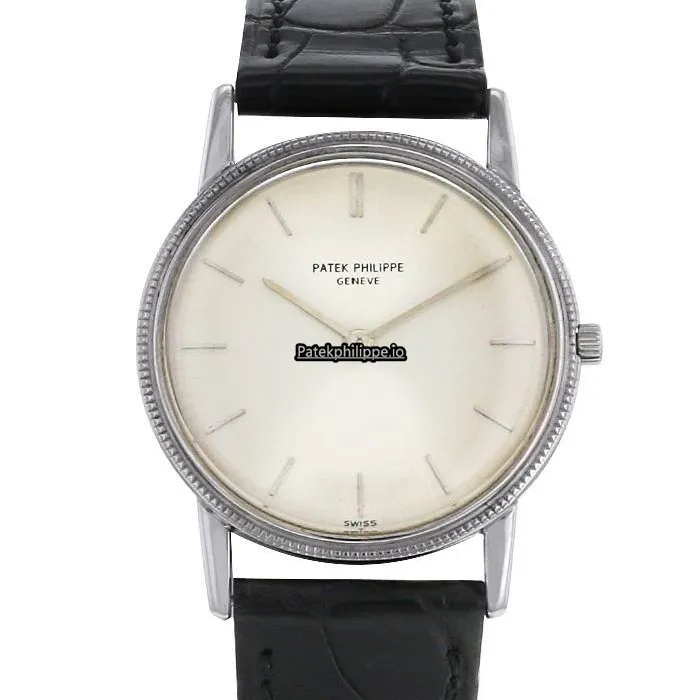 Patek Philippe Calatrava 3520 32MM White Gold Case Manual Winding
