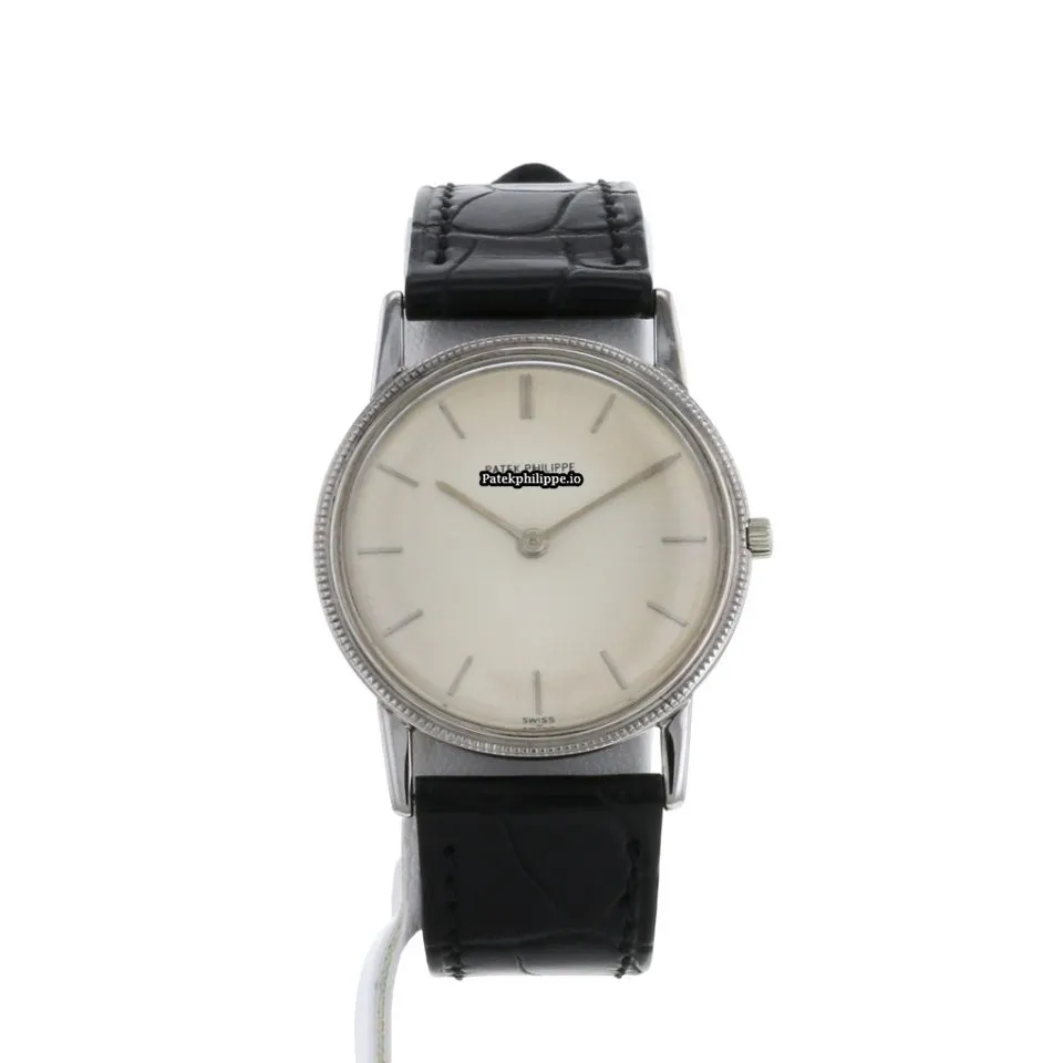 Alternative view of Patek Philippe Calatrava 3520 32MM White Gold Case Manual Winding