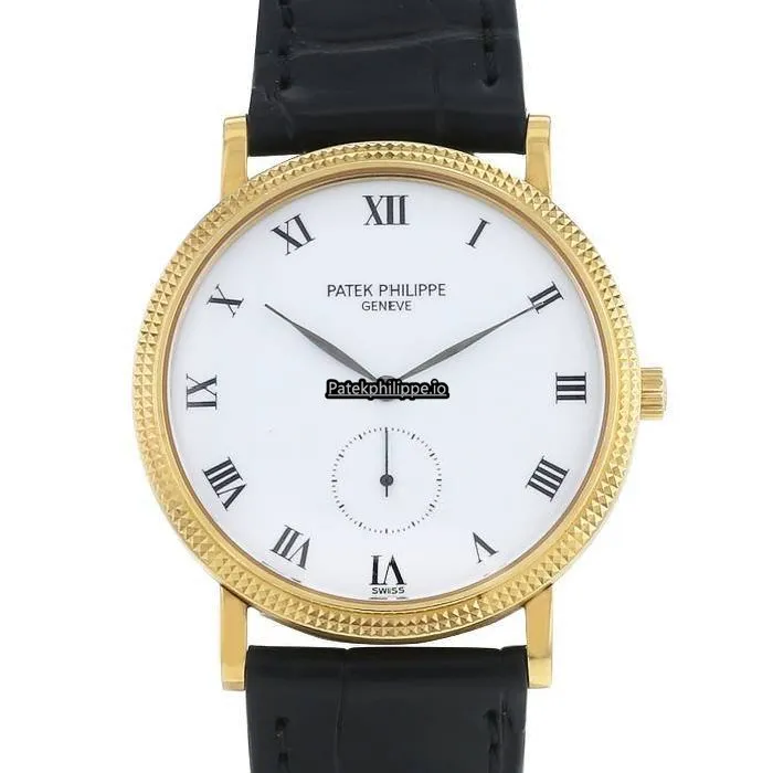 Patek Philippe Calatrava 3919 33MM Yellow Gold Case Manual Winding