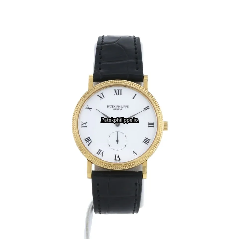 Alternative view of Patek Philippe Calatrava 3919 33MM Yellow Gold Case Manual Winding