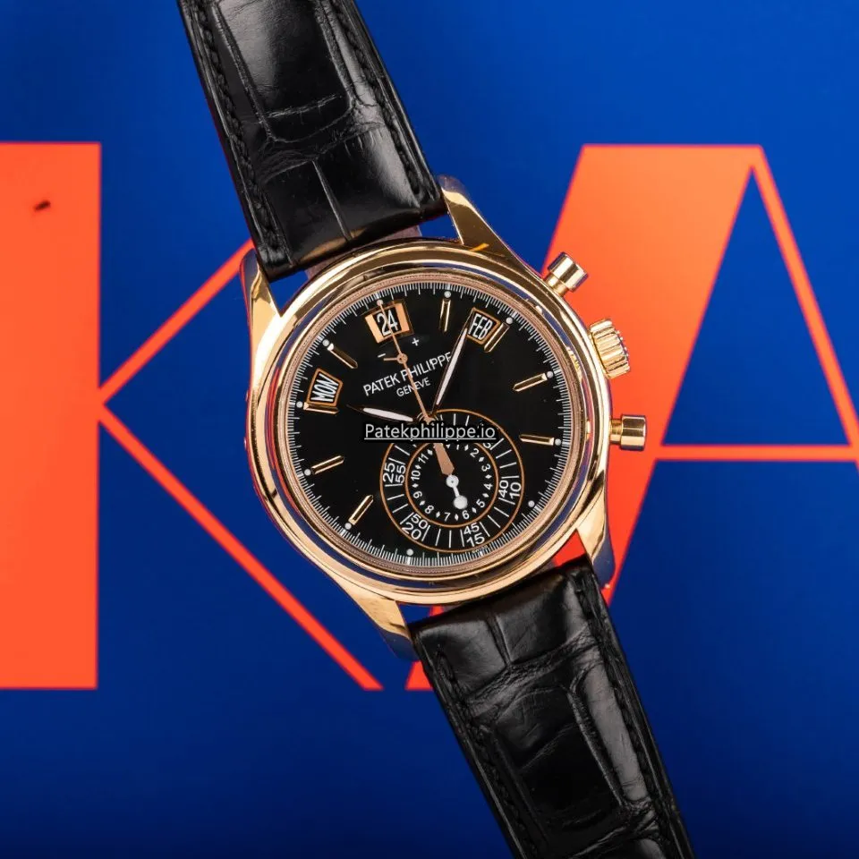 Alternative view of Patek Philippe Annual Calendar 5960r-012 Rose Gold Case Automatic