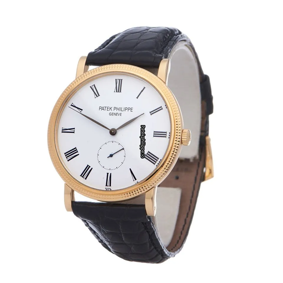 Alternative view of Patek Philippe Calatrava 5119j-001 36MM Yellow Gold Case Manual Winding
