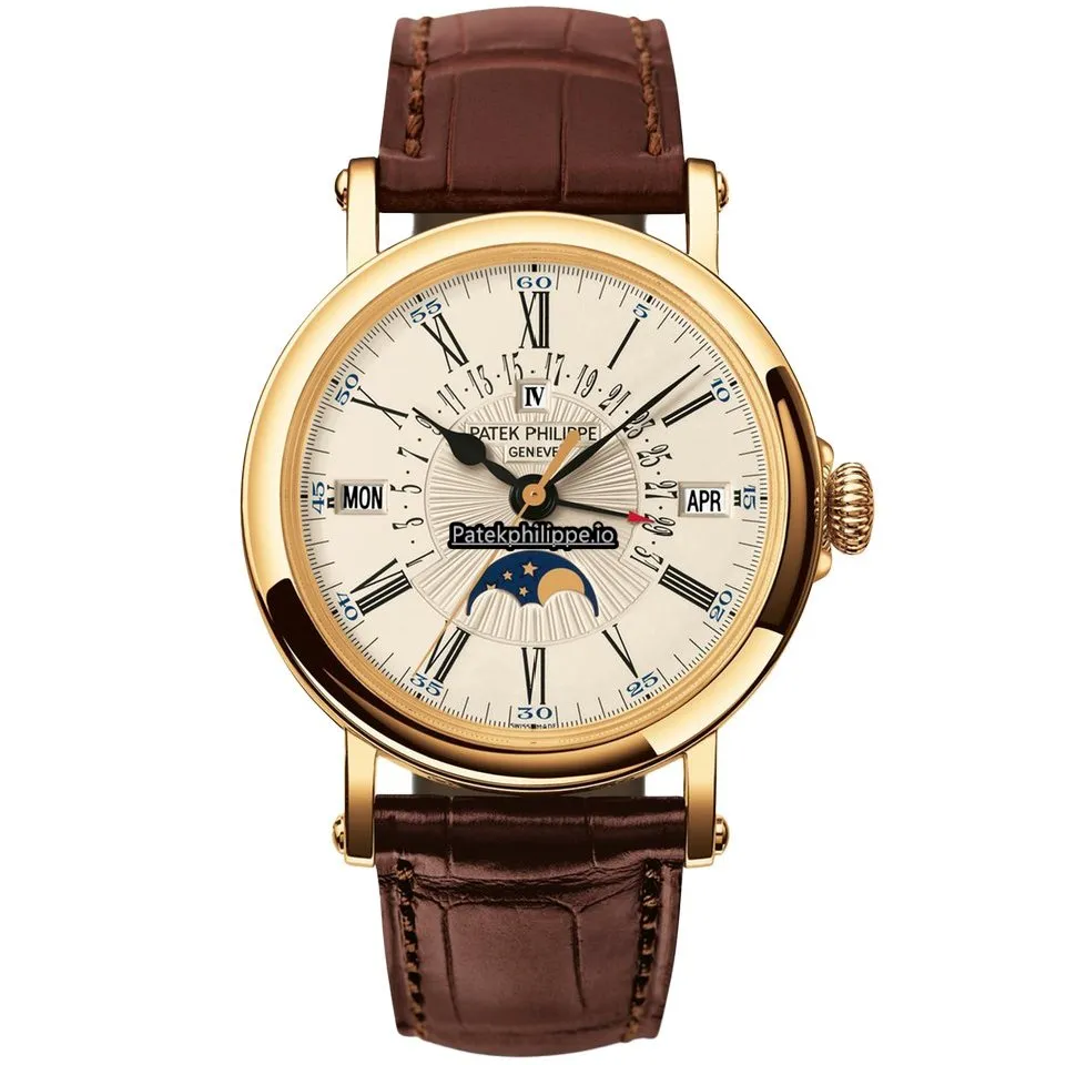 Patek Philippe Perpetual Calendar 5159j-001 38MM Yellow Gold Case Automatic