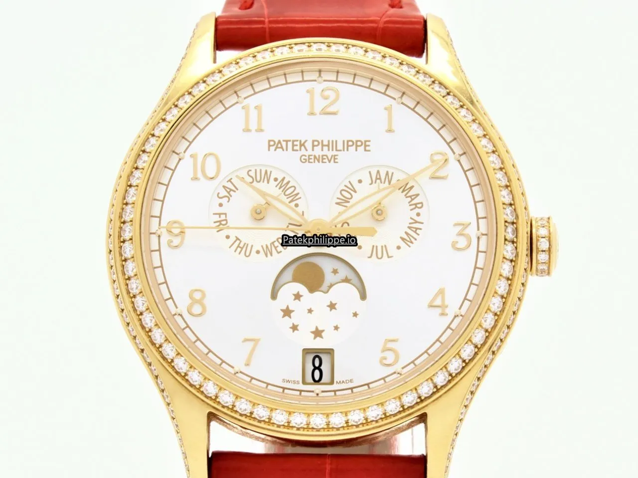 Alternative view of Patek Philippe Annual Calendar 4974r-001 38MM Rose Gold Case Automatic