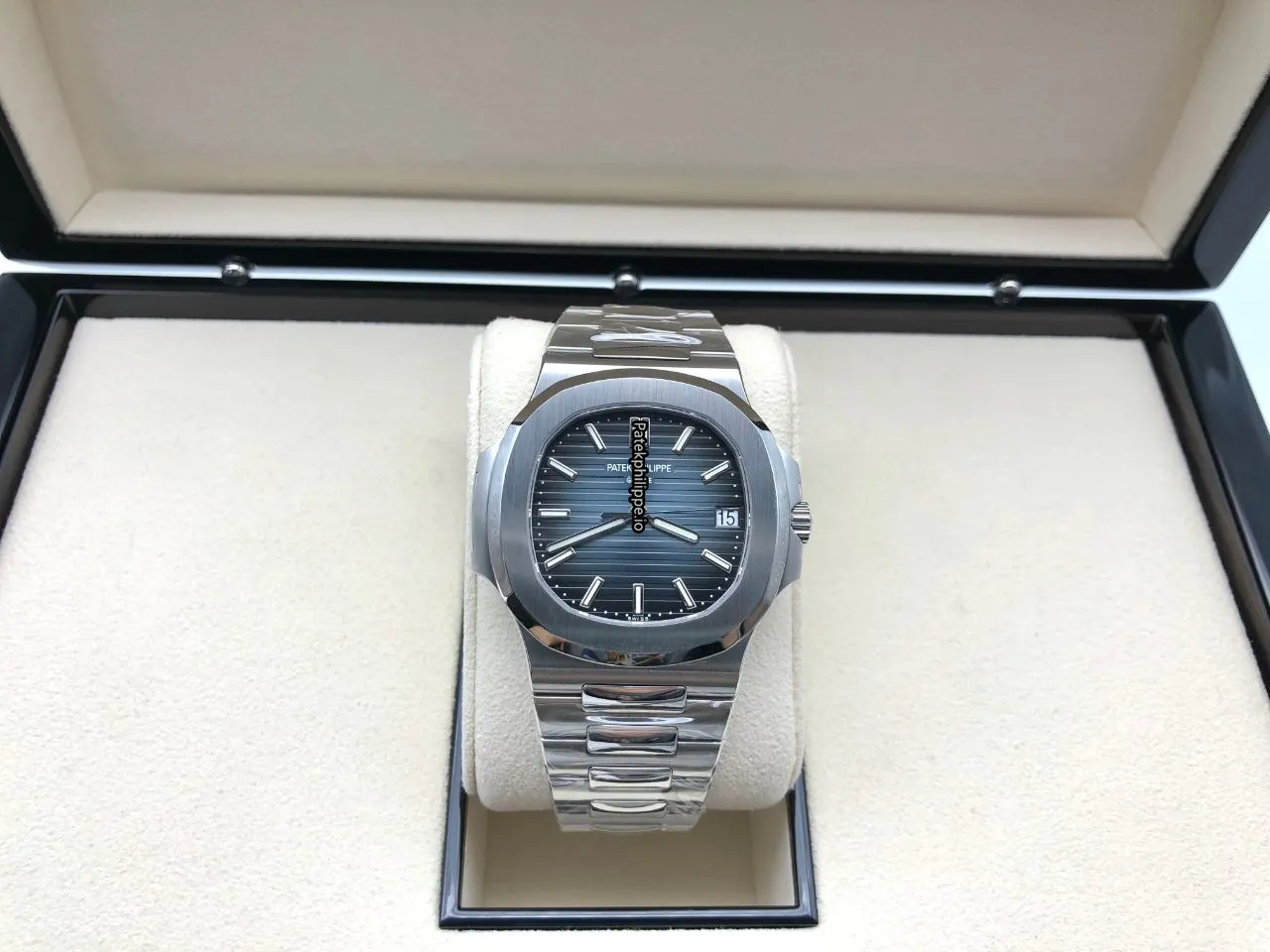 Alternative view of Patek Philippe Nautilus 5711/1a-010 40x38MM Steel Case Automatic