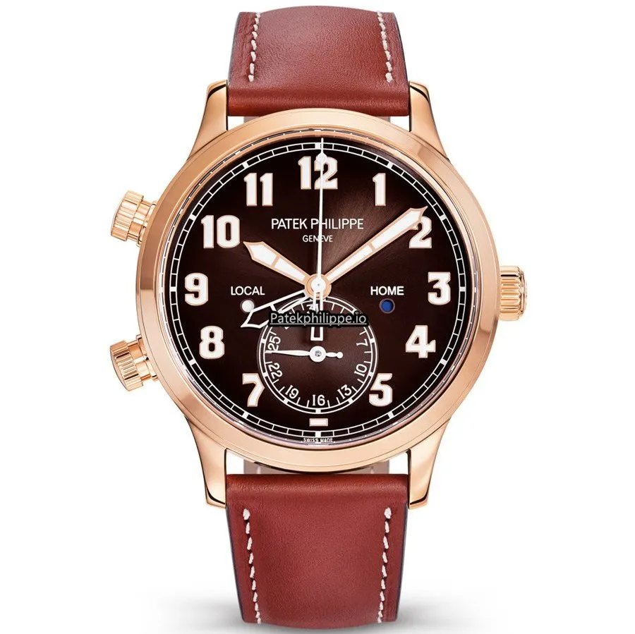 Patek Philippe Travel Time 5524r-001 42MM Rose Gold Case Automatic