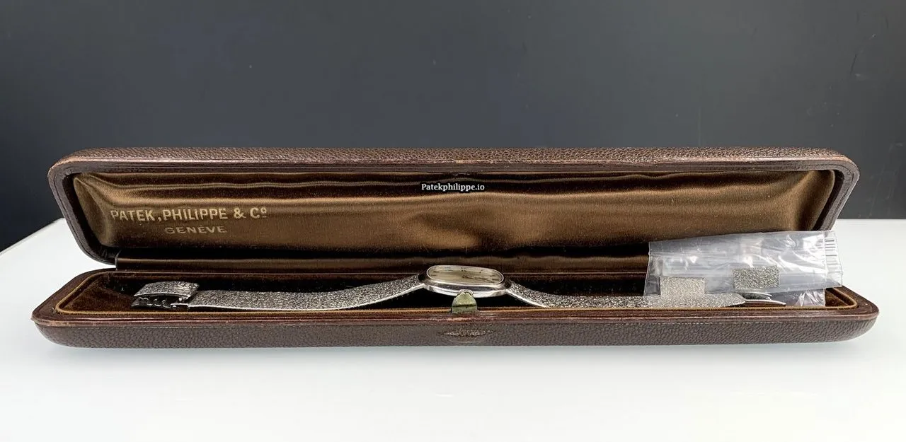 Alternative view of Patek Philippe Golden Ellipse Jan-21 27MM White Gold Case Manual Winding