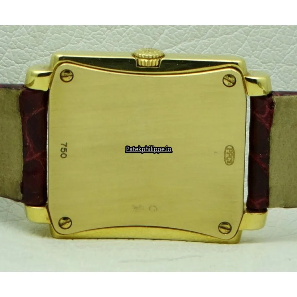 Alternative view of Patek Philippe Gondolo 4824 28x22MM Yellow Gold Case Quartz