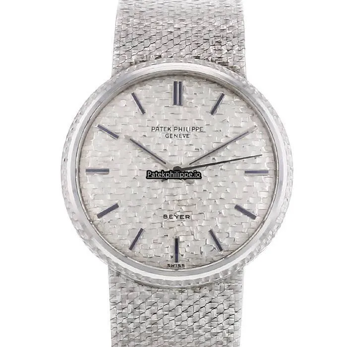 Patek Philippe Feb-63 34MM White Gold Case Manual Winding