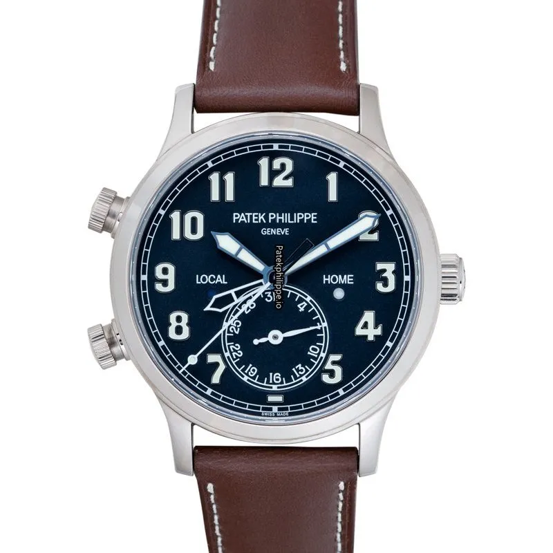 Patek Philippe Travel Time 5524g-001 42MM White Gold Case Automatic